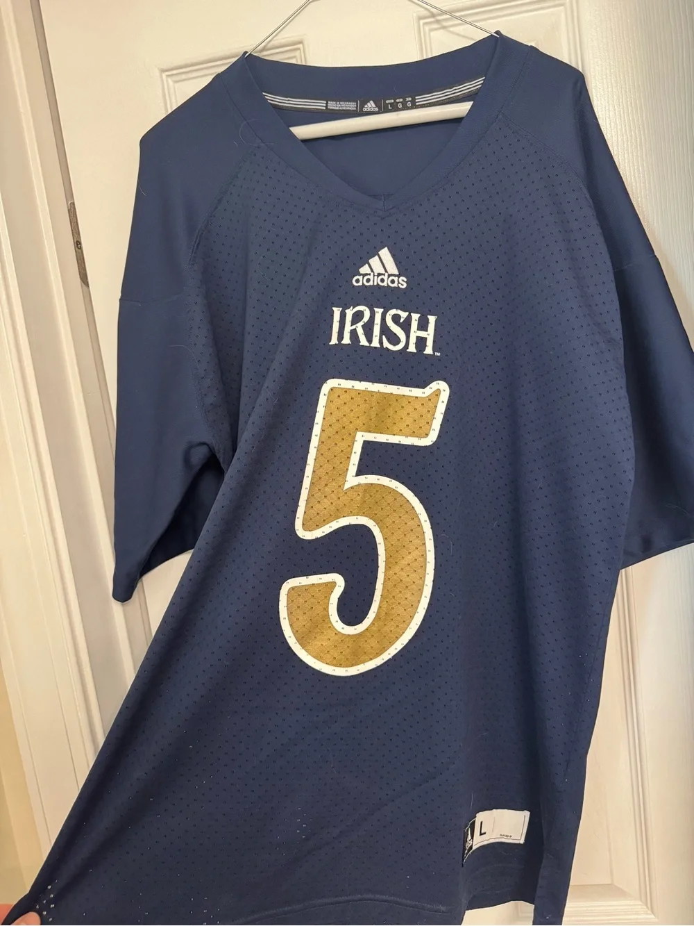 Notre Dame Jersey: Adidas- LG